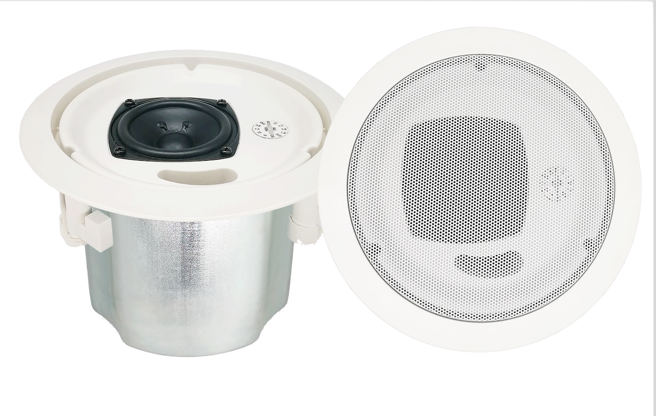 Haut-parleurs de plafond à 2 voies de 8 pouces, haut-parleurs de plafond encastrés dans le mur