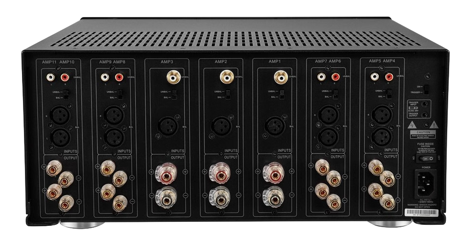 Amplificateur haute puissance 7 canaux pour système home cinéma
