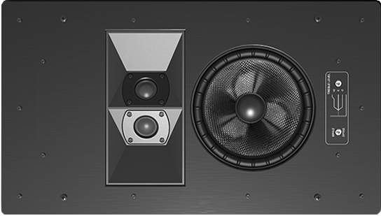 Haut-parleur mural de cinéma maison surround HIFI de 8 pouces