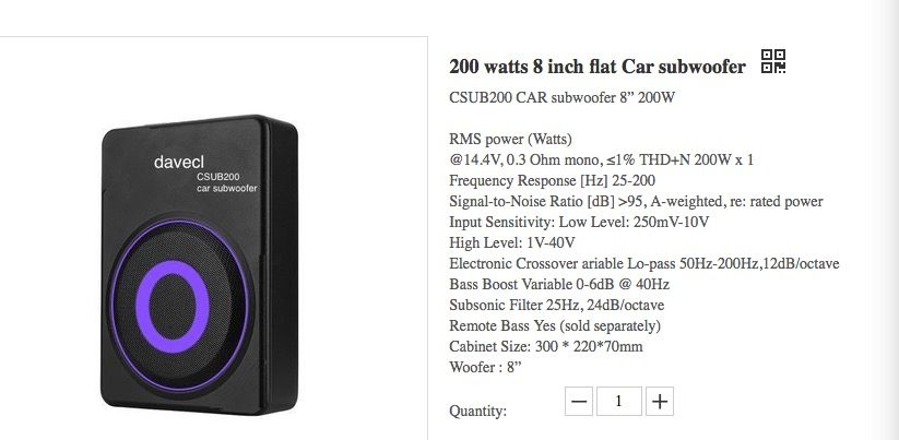 Qu'est-ce qu'un subwoofer de voiture?