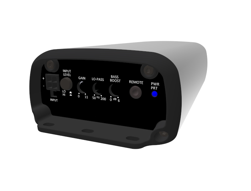 Amplificateur de subwoofer de voiture intelligent de 400 watts avec une petite taille