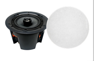 Haut-parleurs de plafond de 6,5 pouces avec coin arrière