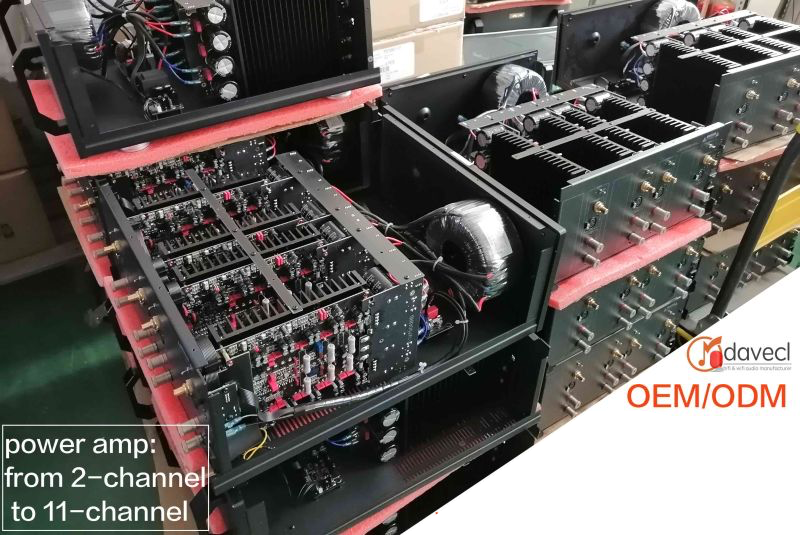 Amplificateur haute puissance 7 canaux pour système home cinéma