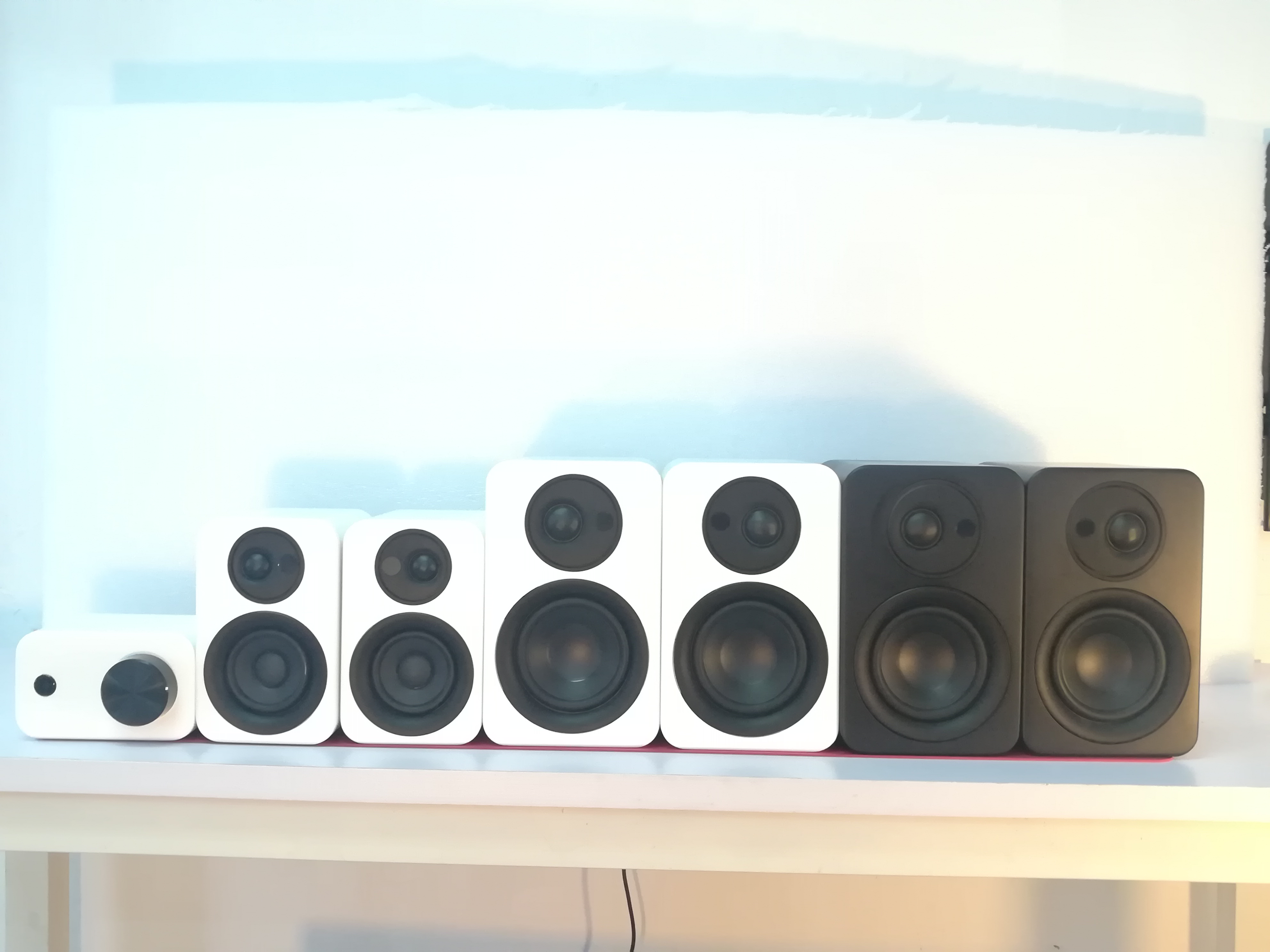 haut-parleur de bibliothèque haute brillance 4 pouces 2 voies HIFI
