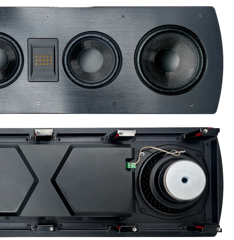 Enceinte murale 3 voies 6,5 pouces